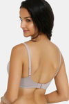 Zivame Marshmallow Padded Wired 3/4th Coverage T-Shirt Bra - Purple Dove — thumbnail 2